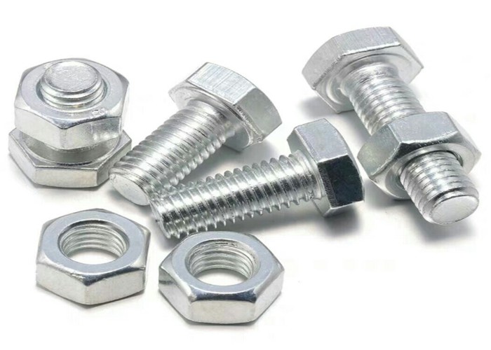 Low Carbon Steel Grade 5.8 Bolts M2 ISO14001 High Tensile Galvanised Steel Bolts
