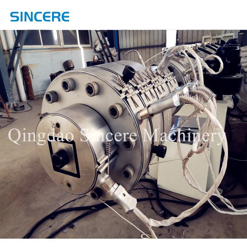 Large Diamater Sewage Winding Pipe Steel Reinforced Spiral Pipe Making Machine Extrusion Equipemnt