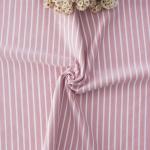 Soft Striped Material Fabric 140gsm T-Shirt Lycra Cotton Yarn Dyed Cloth