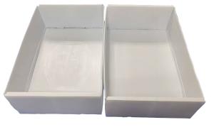 Wholesale Shakeproof Corrugated Plastic Crates Waterproof White Storage Wardrobe Box from china suppliers