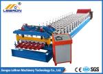 Color Steel Glazed Tile Roll Forming Machine 16 Stations High Production