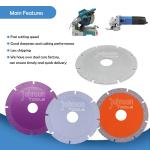 4 Inch Vacuum Brazed Marble Cutting Disc Cutting Saw Blade For Marble And