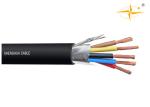 5 Conductor PVC Insulated Cables , PVC Flexible Cable Copper Wire Braided
