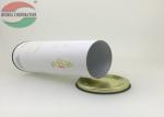 Food Grade Paper Pet Treats Box , Cardboard Tube Packaging For Tea With Foil