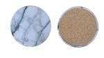 Popular Good Quality Anti Slip Marble Stone Coaster Customized Size and Printed