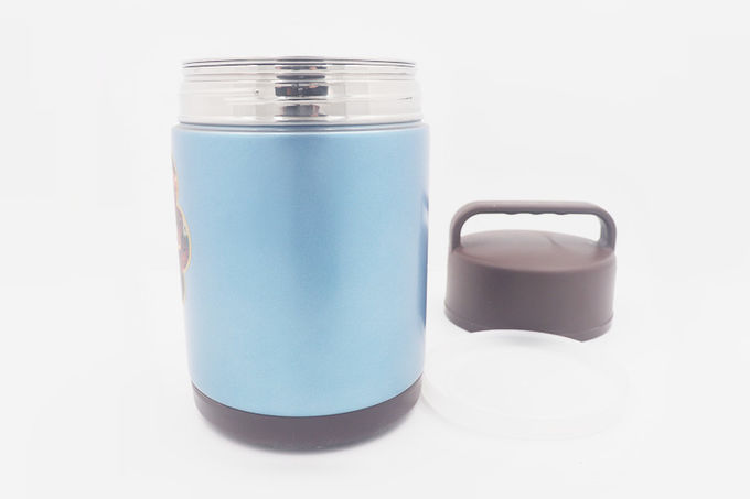 1.6L Food container vacuum insulated thermos with spoon stainless steel lunch box