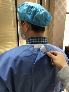 Wholesale Disposable Isolation Clothes Sterilized Non Woven Consumable Hospital Medical Protection Surgical Gown from china suppliers