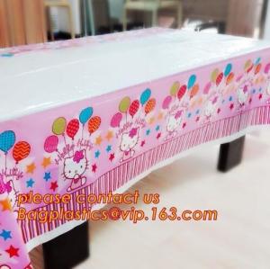 Wholesale 100% BIODEGRADABLE Cold-resistant wholesale custom disposable plastic table cover rolls pvc round table covers wedding from china suppliers