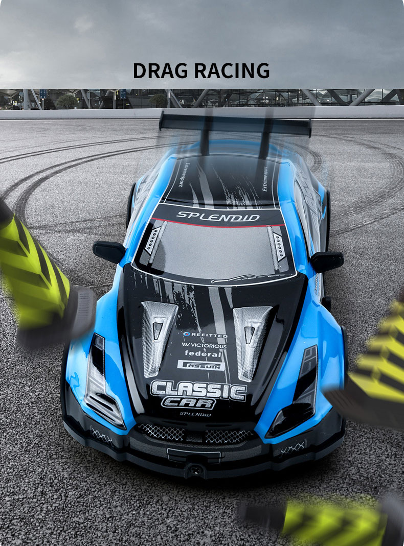 1 20 Children's Electric Model Toy with Speed Drift Racing Car Function and 4 Channels