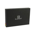 Hard Cardboard Magnetic Closure Gift Box Black Custom Logo Offset Printing