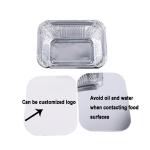 260ml Small Aluminium Take Away Containers Baking Disposable Aluminium Foil Food