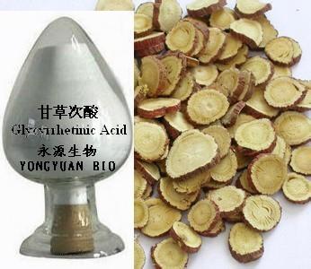 Glycyrrhetinic Acid 98% CAS No.: 471-53-4, high quality Anti-inflammatory, 100%