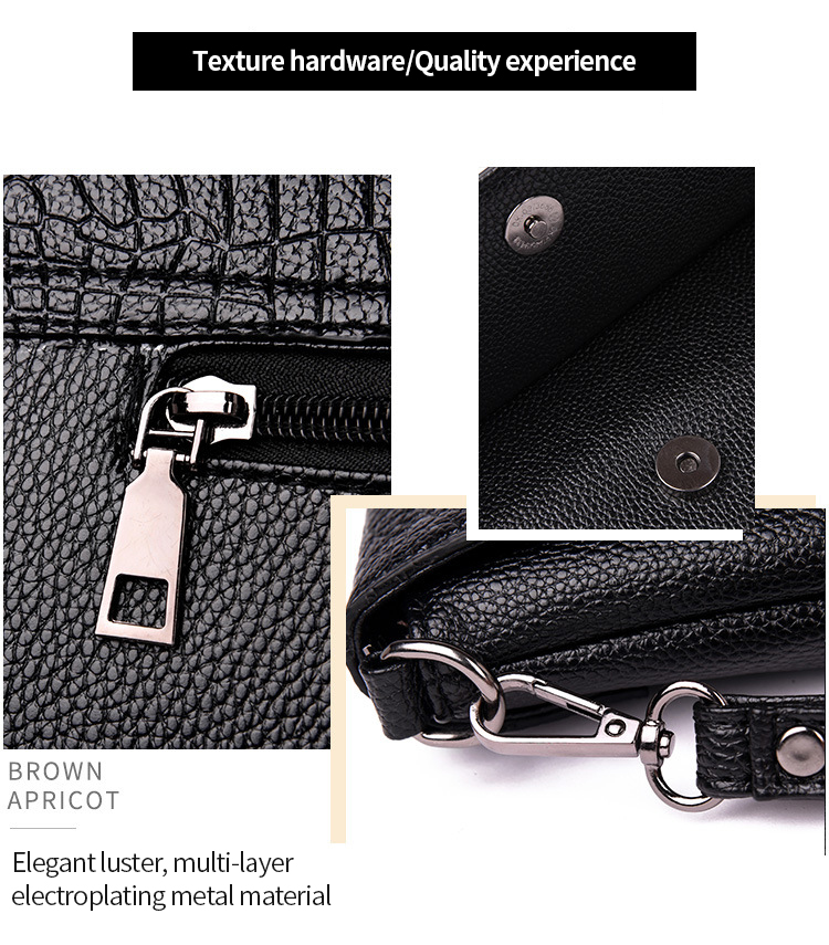 2023 Crocodile Pattern PU Leather Handbag Fashion Cover Envelope Clutch Bag for Women