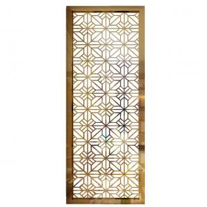 Wholesale Home Decorative Metal Folding Screen Room Divider 201 304 Stainless Steel from china suppliers