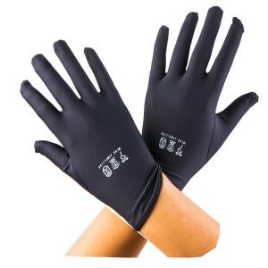 China Wear Resistant Black Jewelry Gloves , Reusable Microfiber Hand Gloves For Store on sale
