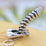 Sterling Silver Movable Pendant Necklace for Men Funny Gift (XH048492W)