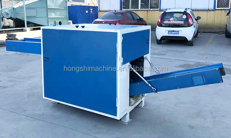 Waste textile shredding machine for cutting rag textile