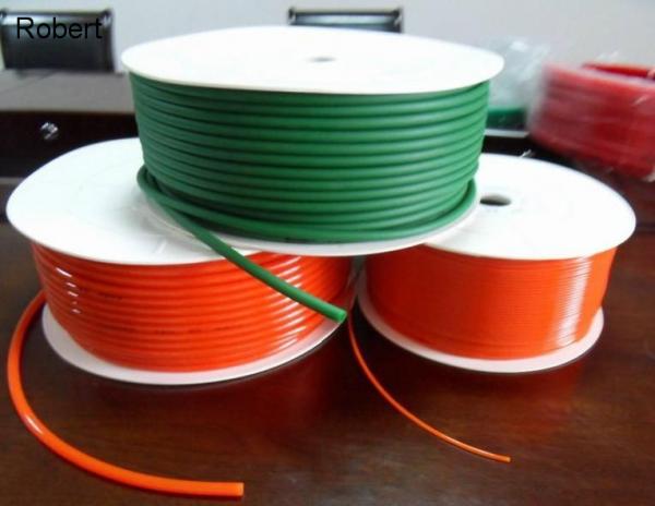 Quality Orange Color Polyurethane Round Section Belts For Roller Conveyors Abrasion Resistance for sale