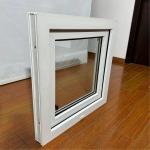 PVC Hung Window Customized Product Good Sealing Double Tempered Glass
