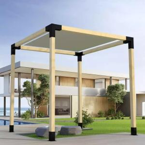 Wholesale Arbours Powder Coated Aluminum Pergola Kit for 4x4 and 6x6 Lumber Modern Construction from china suppliers