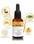 OEM Vitamin C Serum Hyaluronic Acid Liquid Formula Natural Skin Lightening
