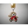 Buy cheap 10cm stuffed plush teddy bear keyring with scarf from wholesalers