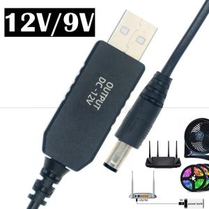 Wholesale Hot Sale 5V USB to 9V 12V DC Output Converter Booster Wifi Modem Router Power Cable from china suppliers