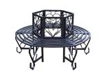 Spray Paint Cast Iron Patio Park Garden Bench & Cast Iron End Anti - Rust
