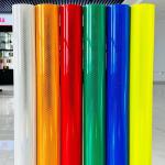 Fluorescent Neon Yellow Green Diamond Grade Retroreflective Sheeting Material