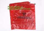 Biodegradable Dtrawstring Biohazard Bags Medical drawtape, Biological Hazard Bag