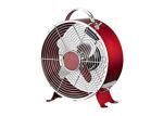 9 Inch Quiet Retro Electric Fan , 2 Speed Decorative Metal Desk Fan
