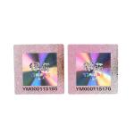 Glassine / Release Paper Packaging Hologram , Glossy / Matte Hologram Sticker