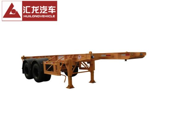 2 Axle 40ft Shipping Container Trailer Light Weight For Transport Logistics