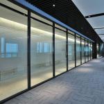 Large Size Laminated Tempered Glass Window OEM Aluminum Alloy Glass Doors And