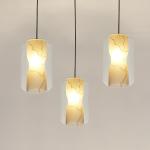 Modern Dining Room 20*33cm / 25*20cm Adjustable Glass Pendant Light