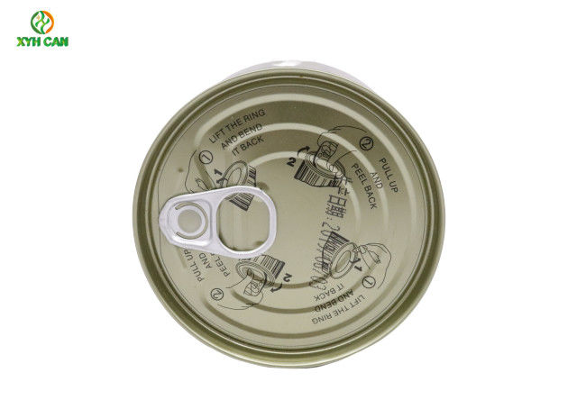 0.19mm FDA CMYK Printing Food Aluminium Boxes With Lid