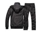 Fashion Style Hooded Custom Youth Sports Apparel Plain Dyed Technics In Black