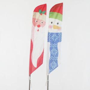 Wholesale Christmas Garden Flag Sant Claus and Snowman from china suppliers