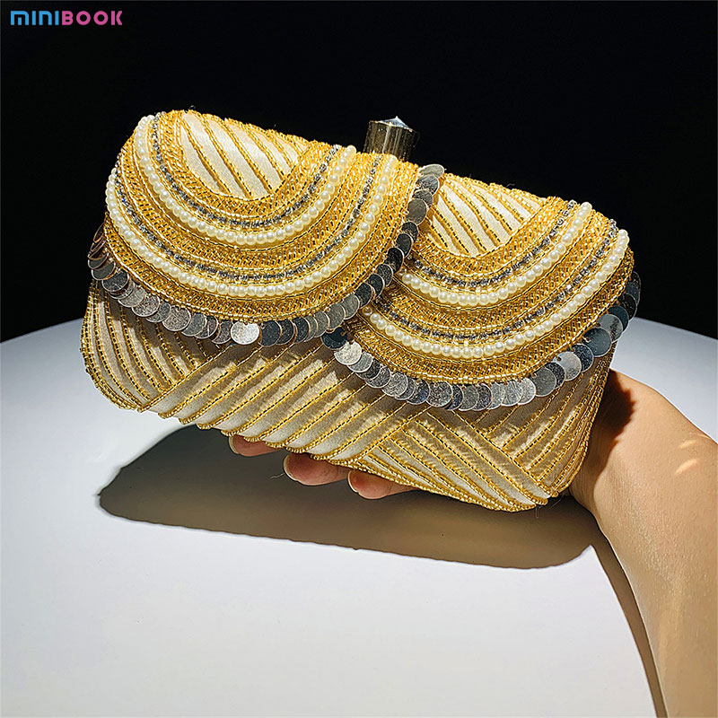 Ladies Shiny Crystal Bling Hand Bags OEM/ODM for Party Wedding Purse Evening Handbags