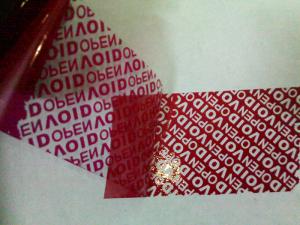 Wholesale Custom Print Logo Transfer VOID Tape Security Seal Packing Tapes from china suppliers