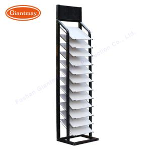 Wholesale Metal Ceramic Floor Stand Stone Boards Tile Display Rack from china suppliers