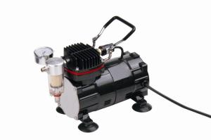 Wholesale Black / Silver Mini Air Compressor 1/5 HP Power 255X135X170mm TC-801 from china suppliers