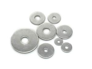 Wholesale Special connection for hardware, high temperature hot-dip blue and white zinc, DIN 440 flat washer from china suppliers