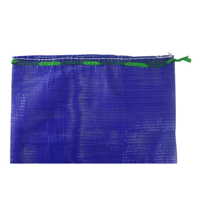 Drawstring Mesh Firewood Bags for Agricultural Produce and Vegetables Sealing Handle