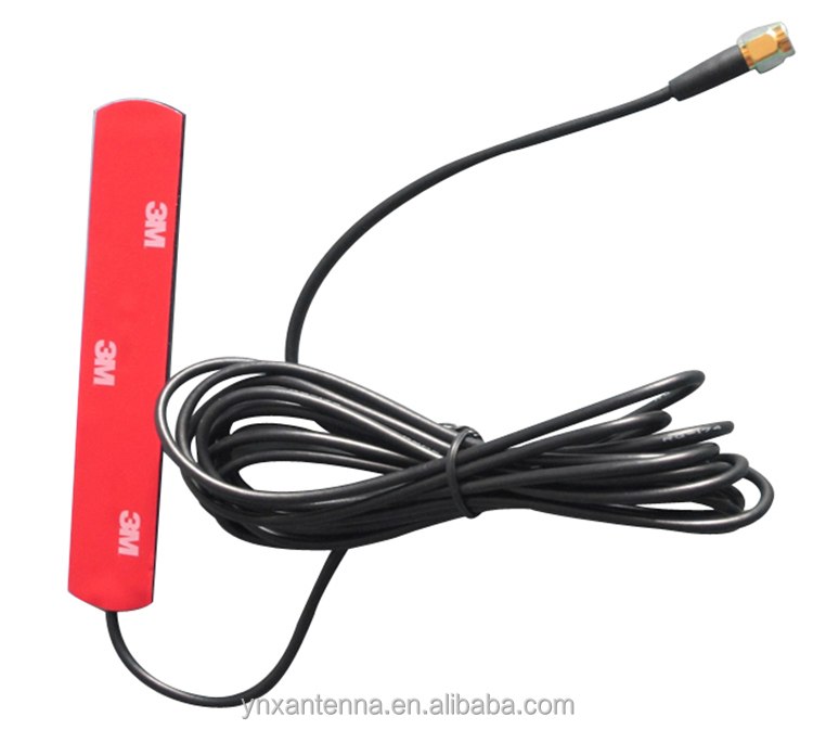 5 dBi Gain Black Radome Adhesive Patch Antenna for 4G LTE 698-2700Mhz Network Coverage