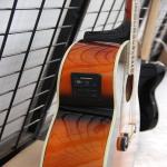 China handmade OEM J2001 sunburst acoustic guitar with EQ