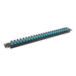 Data Centers Fiber Optic Adapter Panels 24 Port LC Patch Panel RoHS Approved
