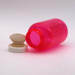300ml/10oz Round Shape PET Plastic Bottle with Flip Top Cap for Pill Bottle