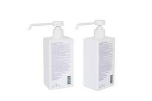 Wholesale 500ml Hand Sanitizer Round Shape HDPE Bottle PP Pump Skincare Packaging UKH11 from china suppliers