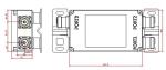 Professional Dual Band Combiner Low PIM Connectors For 2G / 3G / 4G Frequency